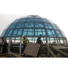 LF Temper Glass Skylight Roofing Design Prefab Dome Glass Roof